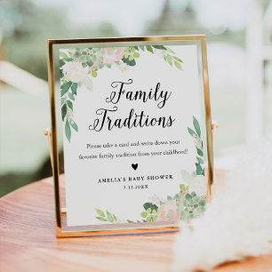 DEVON Family Traditions Baby Duwer-Zeichen Poster