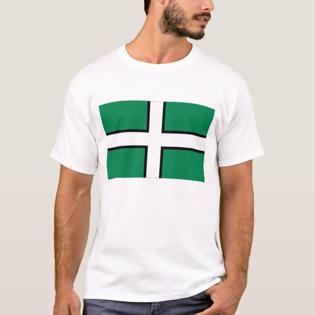 Devon-Flagge T-Shirt (Vorderseite)