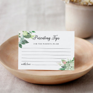 DEVON Kinderbetreuung Tipps Baby Duschberatungskar Begleitkarte