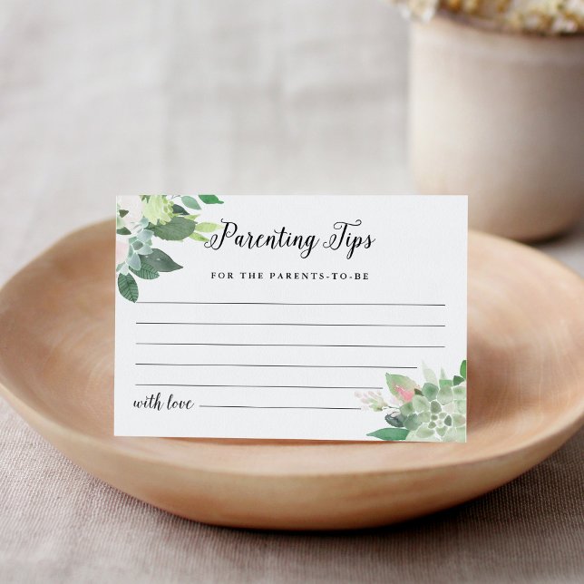 DEVON Kinderbetreuung Tipps Baby Duschberatungskar Begleitkarte (Von Creator hochgeladen)