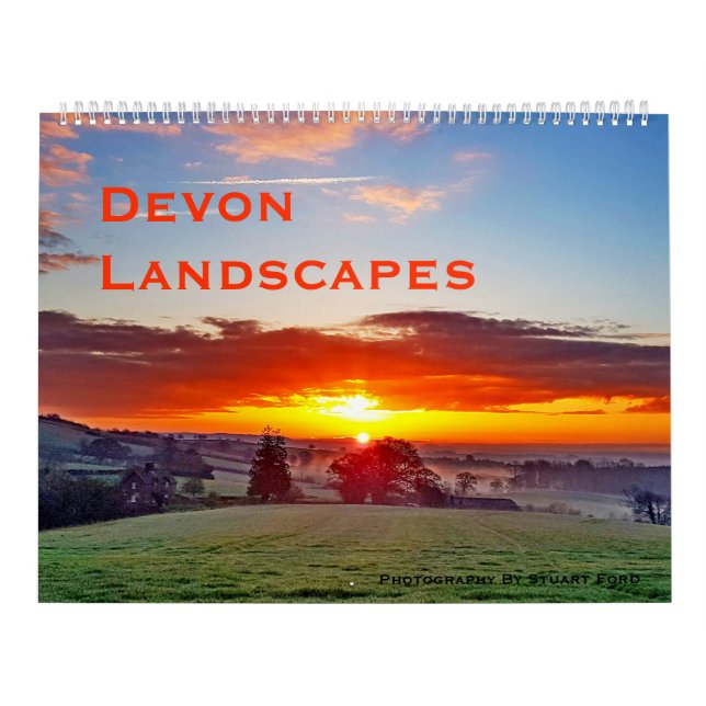 Devon-Landschaftsvorlagen-Fotografie Kalender (Titelbild)