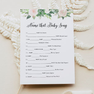 DEVON Name That Baby Song Game Card Einladung