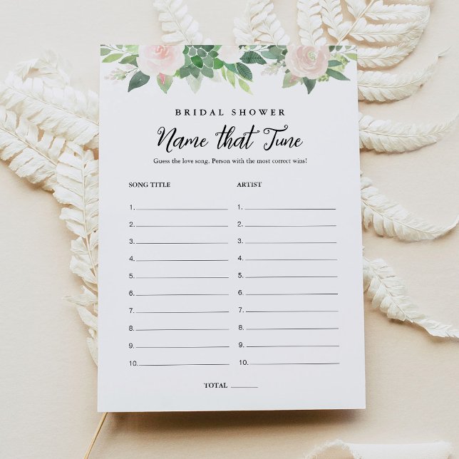 DEVON Name That Tune Brautparty Game Einladung (Von Creator hochgeladen)