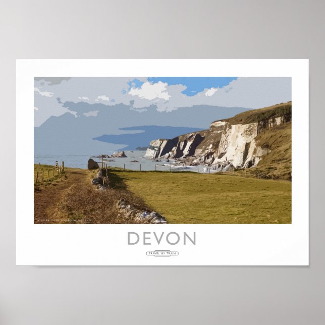 Devon Railway Poster (Vorne)