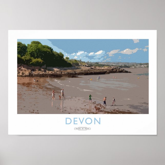 Devon Railway Poster (Vorne)