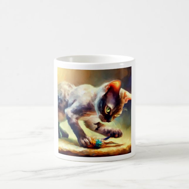 Devon Rex Cat Kaffeetasse (Mittel)
