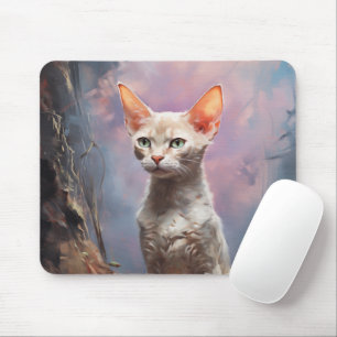 Devon Rex cat Mousepad