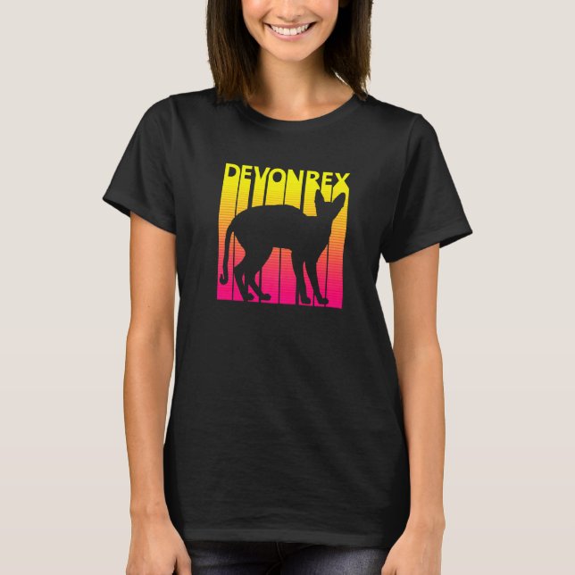 Devon Rex Cat Owner T-Shirt (Vorderseite)