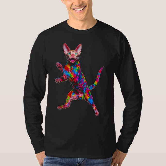 Devon Rex Cat T-Shirt (Vorderseite)