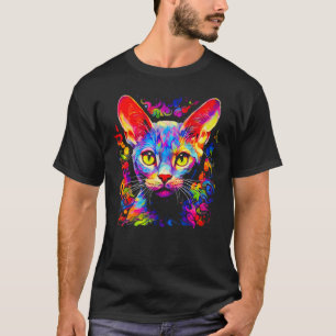 Devon Rex Katze Pop Art T-Shirt