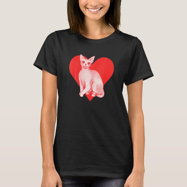 Devon Rex Katze T-Shirt (Vorderseite)