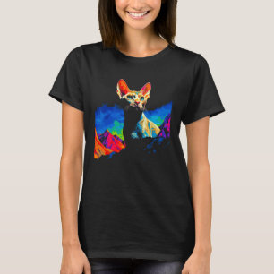 Devon Rex Katzenkunst T-Shirt