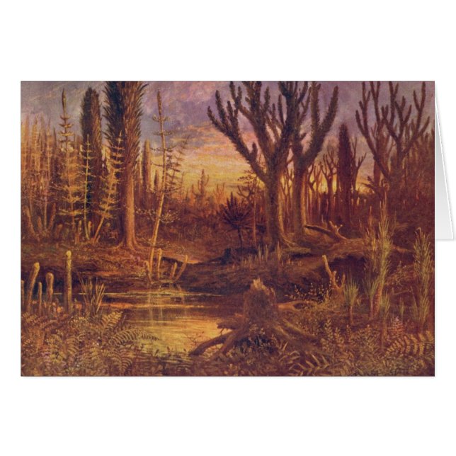 Devonischer antiker Druck (Vorderseite (Horizontal))