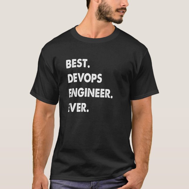 Devops-Ingenieur Beruf Best Devops Ingenieur überh T-Shirt (Vorderseite)