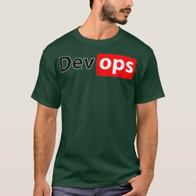 Devops lustige Computer geek-Shirt T-Shirt (Vorderseite)