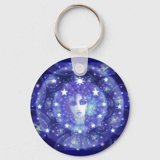 DevorahBlueCosmos-Schlüsselanhänger Schlüsselanhänger (Vorderseite)