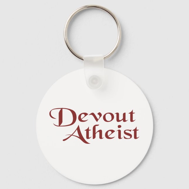 Devout Atheist Schlüsselanhänger (Vorderseite)