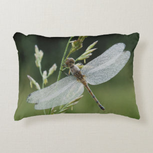 Dew deckte Darner Dragonfly Zierkissen