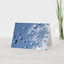 Dew Drop Fibonacci Spiral, Gedichte der Natur Karte