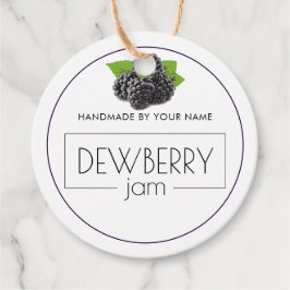 Dewberry Jam Custom Product Label Hang Tags