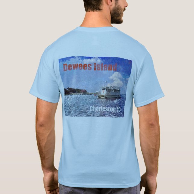 Dewees Insel-Fähre 2017 T-Shirt (Rückseite)