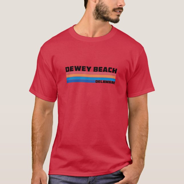 Dewey Beach Delaware Oversized T-Shirt (Vorderseite)