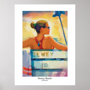 Dewey Beach Delaware Poster