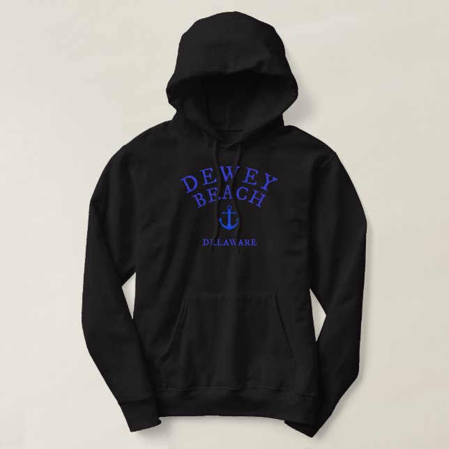 Dewey Beach , Delaware Sea Town T-Shirt, Nautical  Hoodie (Design vorne)