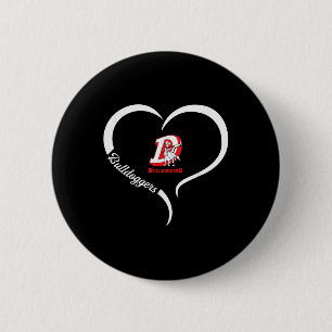 Dewey Bulldoggers Logo Halbherz Slogan Hs Button