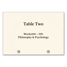 Dewey-Dezimal-System-Kartenkatalog-Tabellennummern Tischnummer