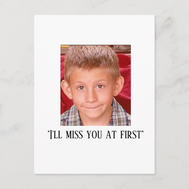 Dewey Malcom in der Mitte Postkarte (Vorderseite)