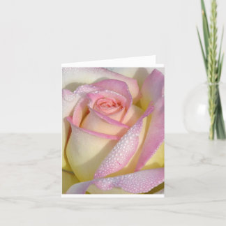Dewey Rose Note Card Karte