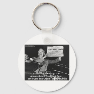 Dewey Schlägt Truman Lustige Geschenke T-Shirts Bu Schlüsselanhänger