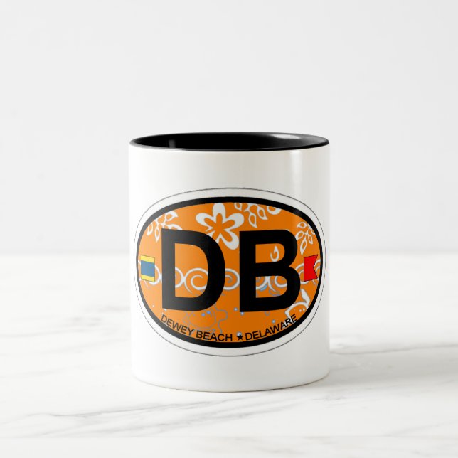 Dewey-Strand Zweifarbige Tasse (Mittel)