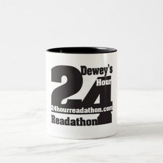 Deweys 24 Stunde Readathon zwei Ton-Tasse Zweifarbige Tasse