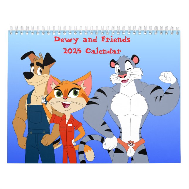 Dewy and Friends 2025 Calendar Kalender (Titelbild)