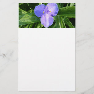 Dewy Trillium Spring Wildblume Briefpapier