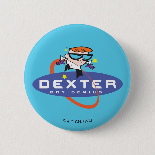 Dexter "Boy Genius" Button (Vorderseite)