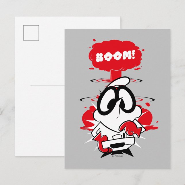 Dexter Detonation-Grafik Postkarte (Vorne/Hinten)