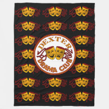 Dexter-Drama-großes Fleece-Schwarzes mit