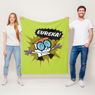 Dexter "Eureka!" Halftone Callout Graphic Fleecedecke