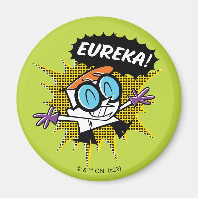 Dexter "Eureka!" Halftone Callout Graphic Magnet (Vorne)