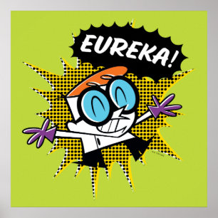 Dexter "Eureka!" Halftone Callout Graphic Poster