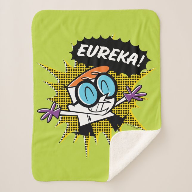 Dexter "Eureka!" Halftone Callout Graphic Sherpadecke (Vorderseite)