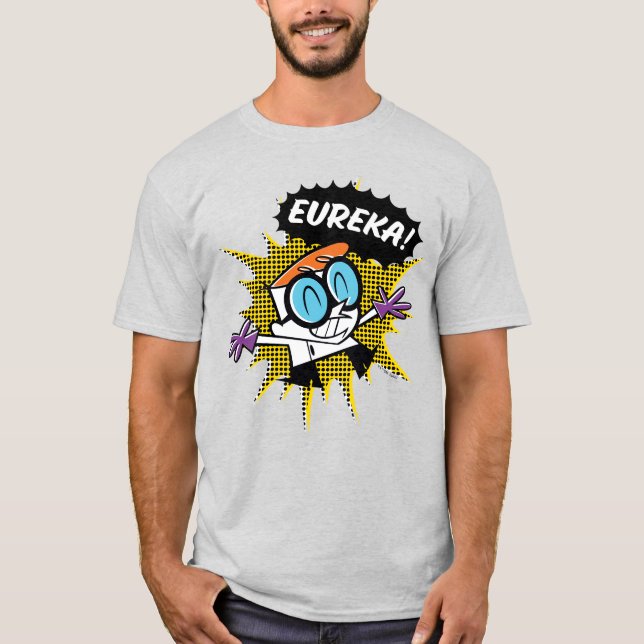 Dexter "Eureka!" Halftone Callout Graphic T-Shirt (Vorderseite)