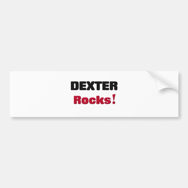 Dexter-Felsen Autoaufkleber (Vorne)