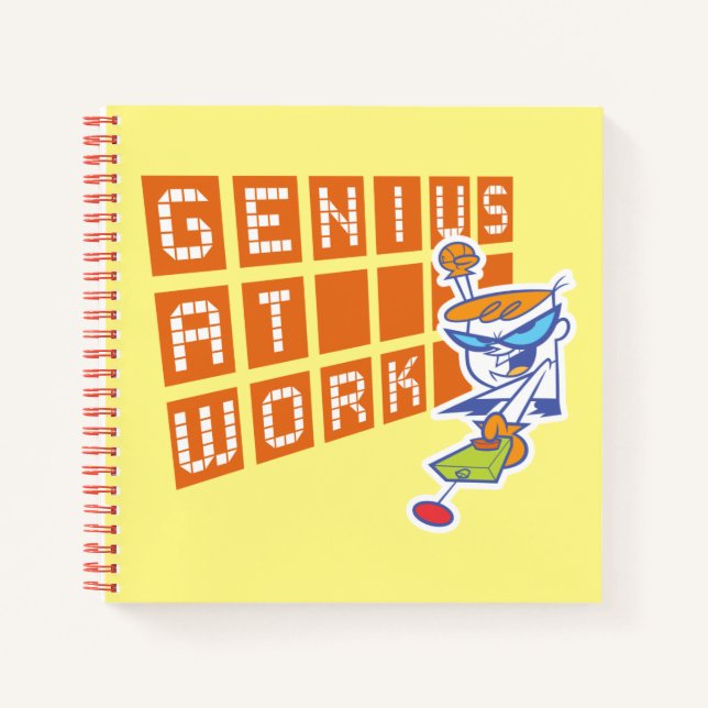 Dexter "Genius At Work" Notizbuch (Vorderseite)