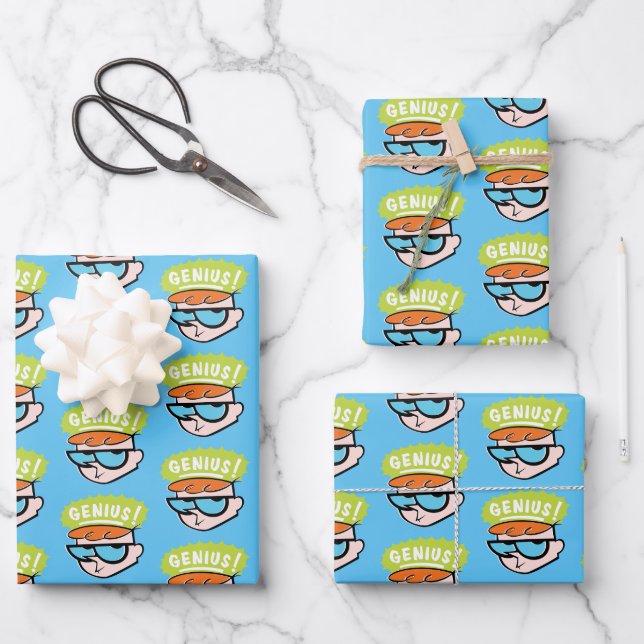 Dexter "Genius" Callout Graphic Geschenkpapier Set (Vorderseite)