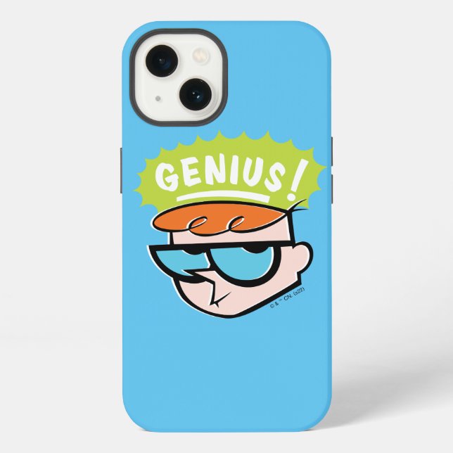 Dexter "Genius" Callout Graphic iPhone Hülle (Rückseite)