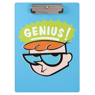 Dexter "Genius" Callout Graphic Klemmbrett